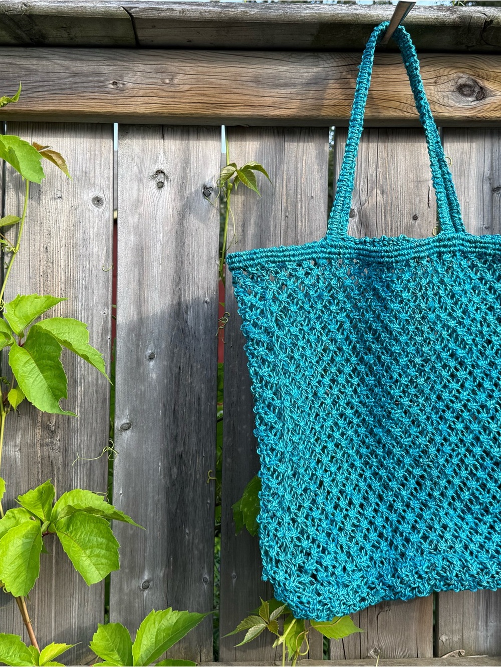 Handwoven Jute Crochet Tote - Stylish Everyday Bag
